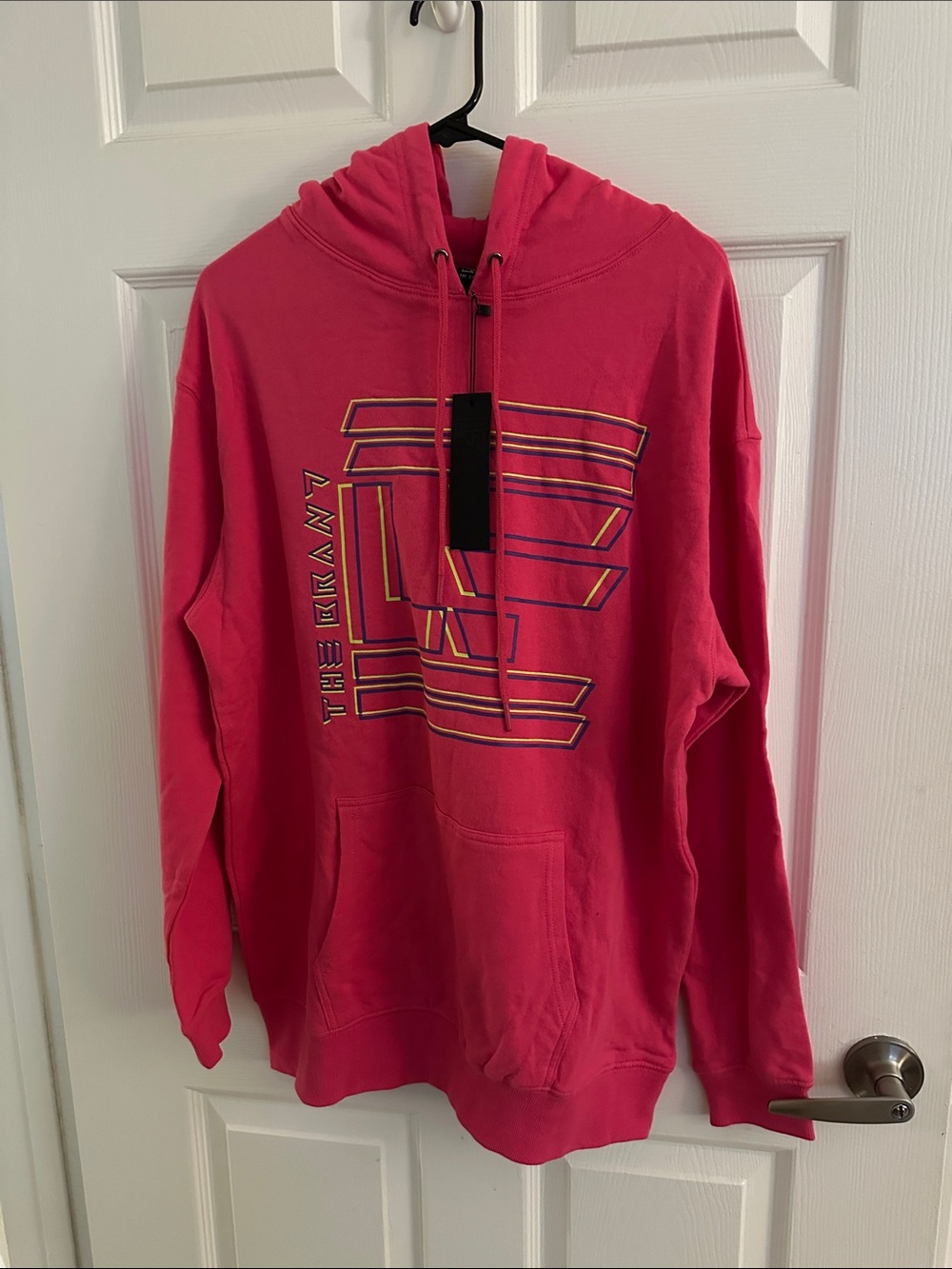 LF Hot Pink Hoodie with Logo